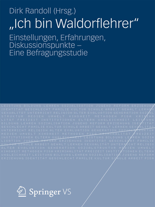 Title details for „Ich bin Waldorflehrer" by Dirk Randoll - Available